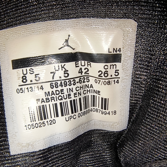 Nike Air Jordan Super.Fly 3 BG Fusion Pink Mens 8.5 (684933-625) - Picture 9 of 16